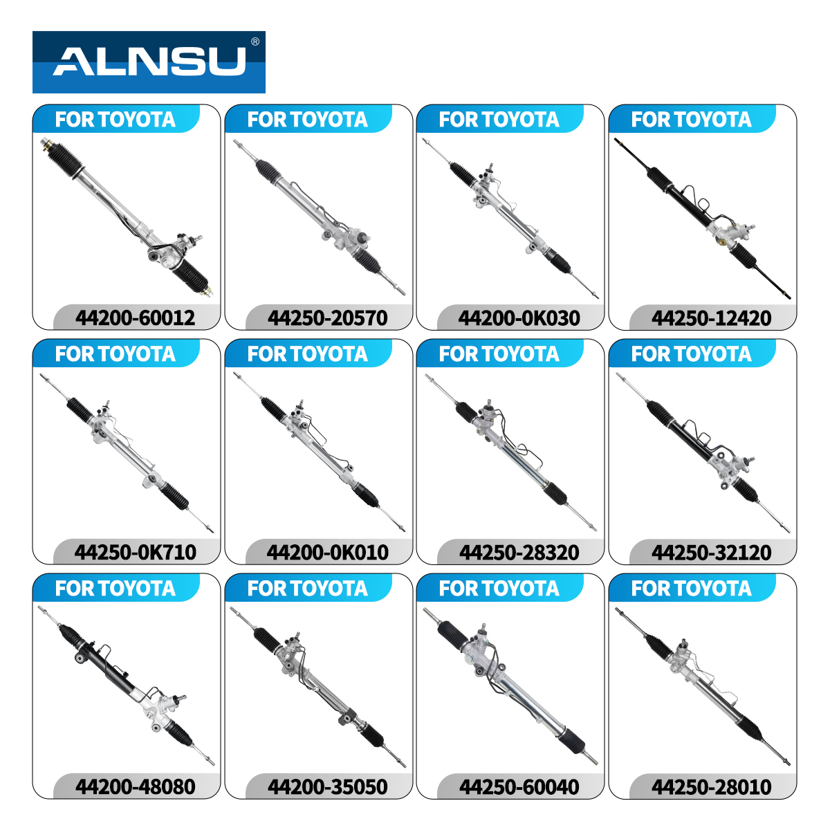 high quality good price steering rack For Toyota ZNE14 WISH ZZE124 44200-2B040