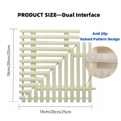 Right Angle Corner with Prismatic Grain Splicing Swimming Pool Grille,Gutter Overflow Grate, Plastic Grating