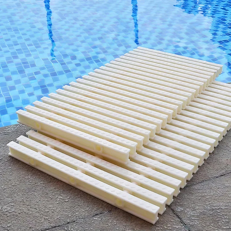 Splicing Swimming Pool Grille,Gutter Overflow Grate, Plastic Grating—Advanced Dual Interface, Triple Interface Connector Grille