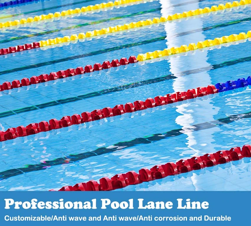 Floating Rope Lane Line - Nylon/Steel Wire Rope, Swimming Pool Divider ...