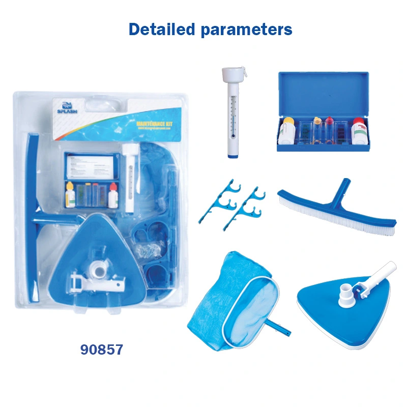 Maintenance Kit with Pool Skimmer Net, Vacuum Head and Floating Dispenser for Swimming Pool Cleaning，Etc
