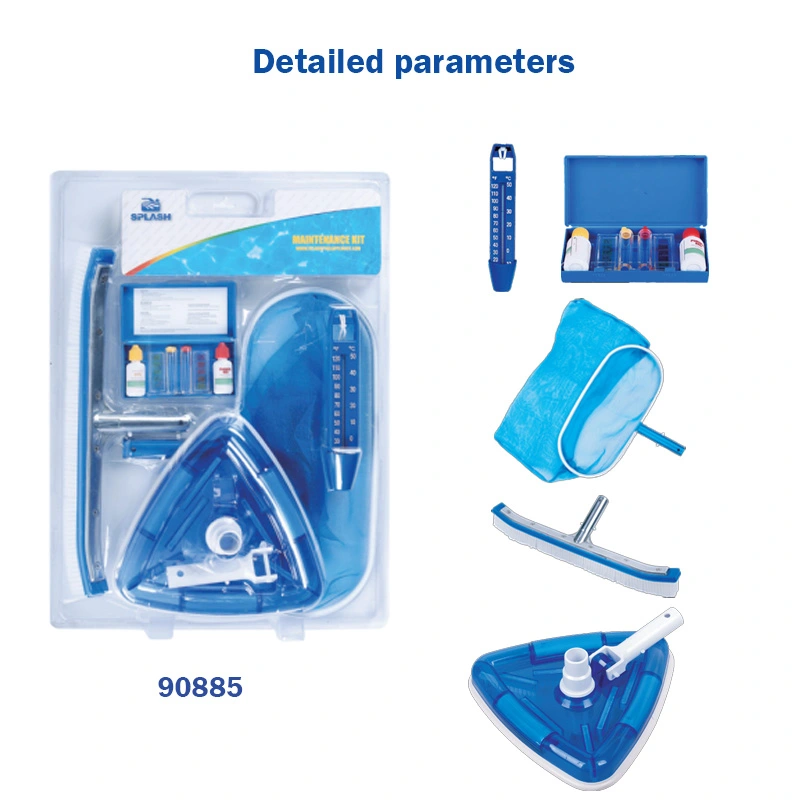 Maintenance Kit with Pool Skimmer Net, Vacuum Head and Floating Dispenser for Swimming Pool Cleaning，Etc