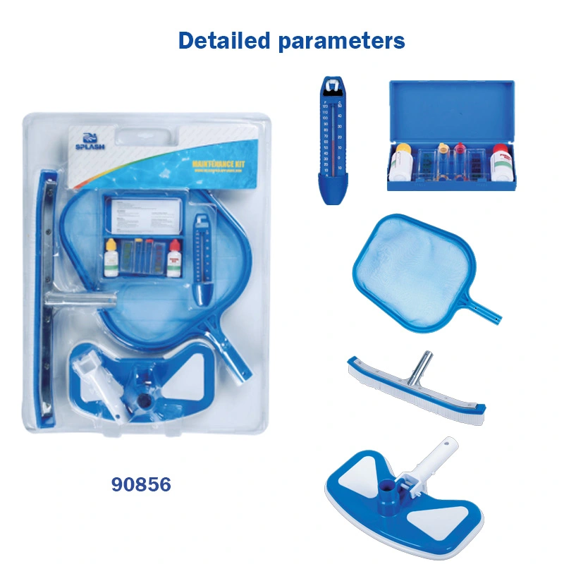 Maintenance Kit with Pool Skimmer Net, Vacuum Head and Floating Dispenser for Swimming Pool Cleaning，Etc