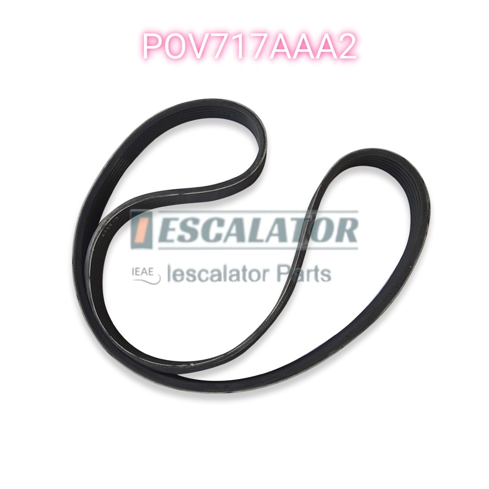 POV717AAA2 R,RB Escalator Handrail Poly V Belt, L=3327mm（131"） 6PM3327