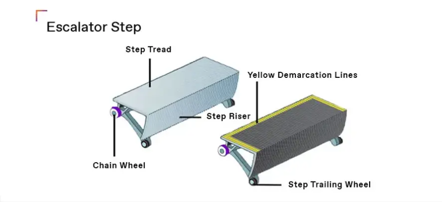 Escalator step