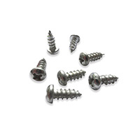 Escalator step demarcation screw