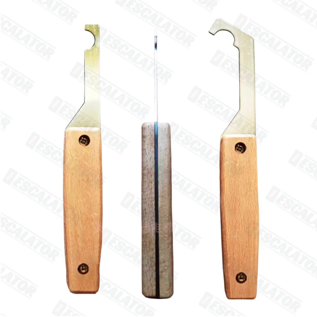 Elevator Landing Door Guide Rail Sludge Cleaning Tool