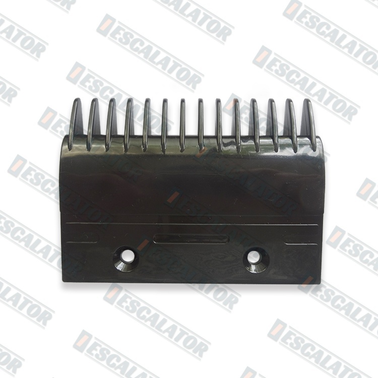 YS017B313 Escalator Comb Plate Black PVC 14teeth 127*94mm
