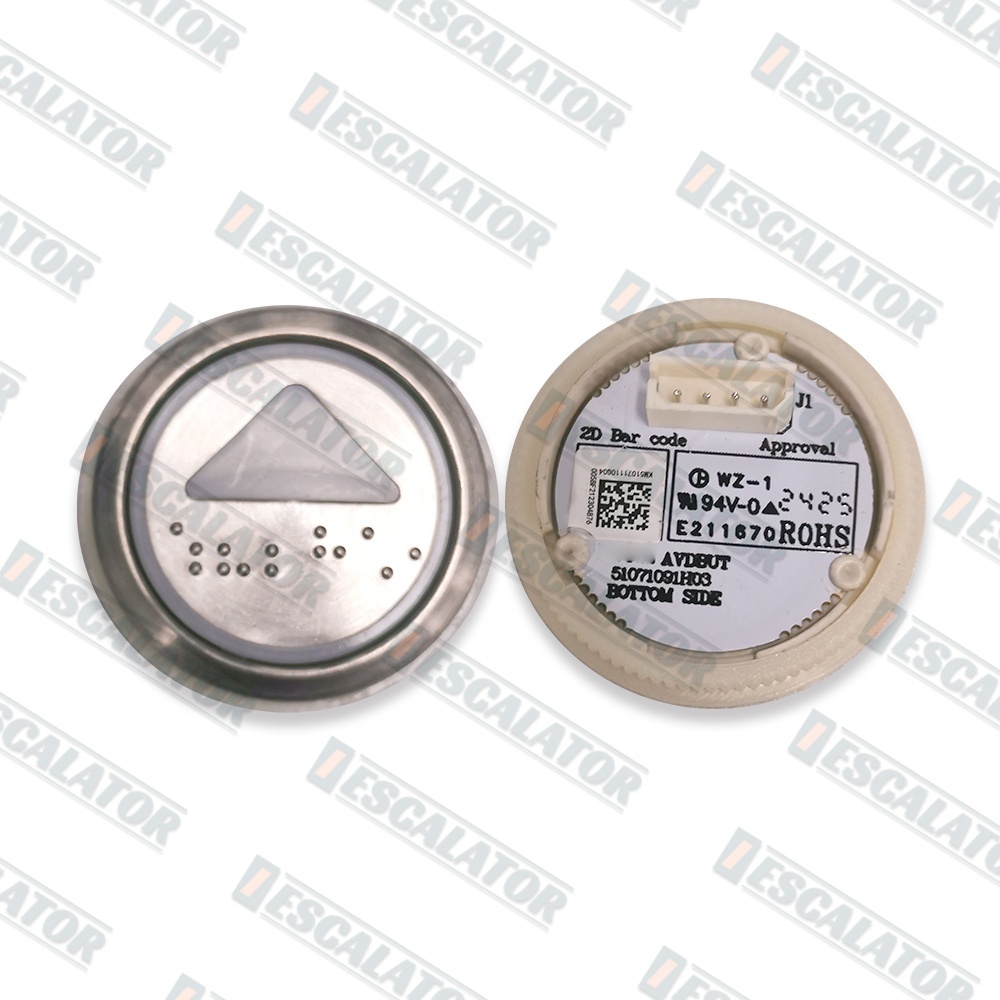 Elevator Push Button White Led With Braille
