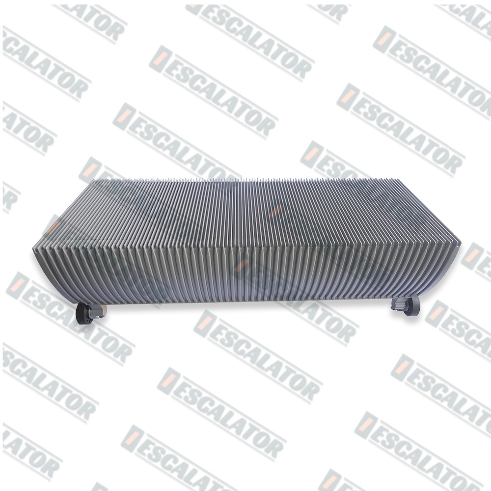 KM5270802G19 Escalator Step 1000mm Silver Grey Coated  Faigle Roller 75*23.5mm
