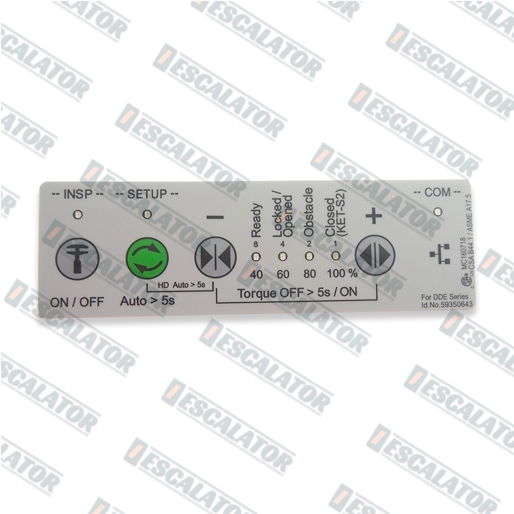 Elevator Door Motor Operation Panel