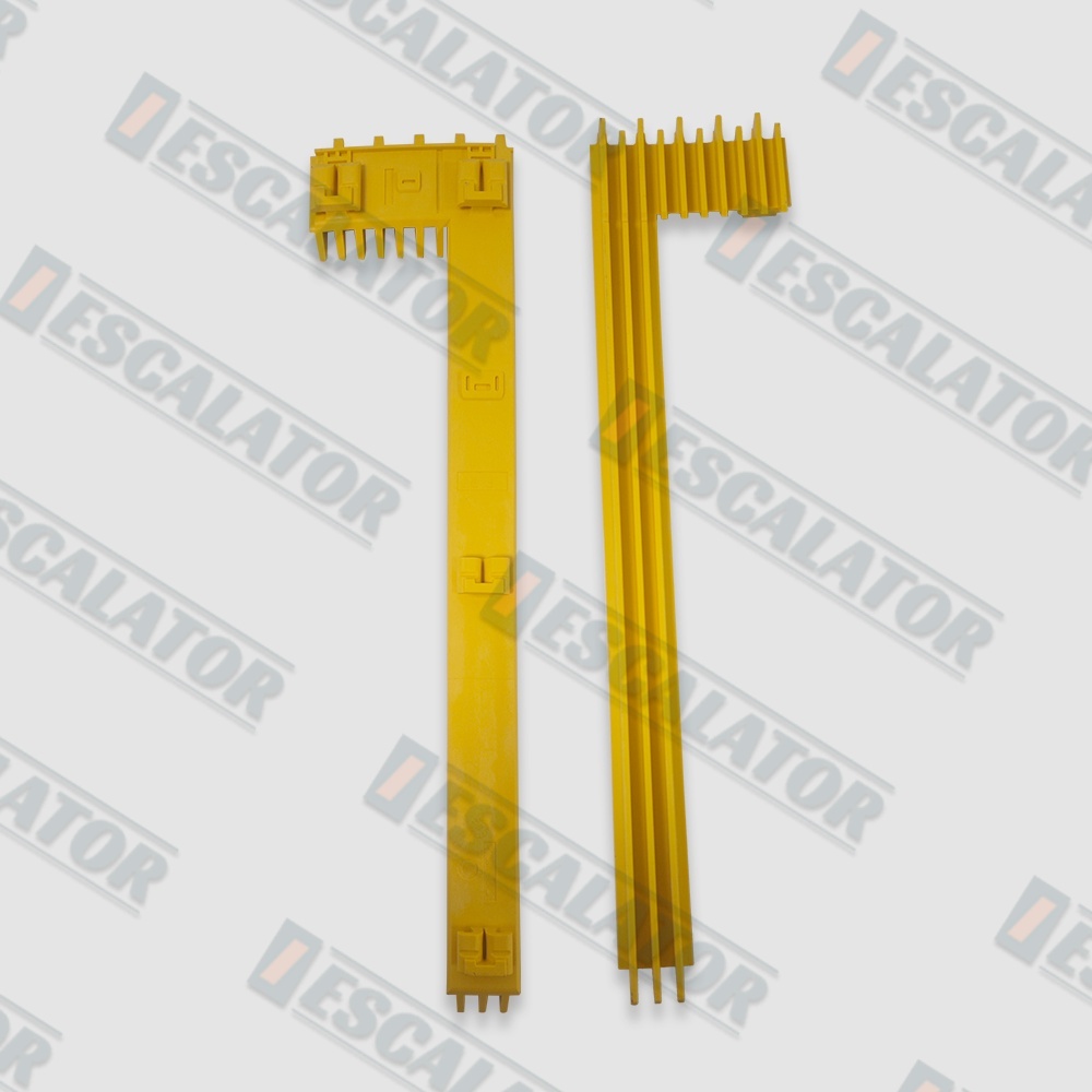 50626403 Escalator Step Demarcation LHS Yellow 5teeth L=401.5mm