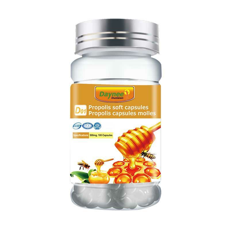 Natural Bee Propolis Capsules Softgels Bee Propolis Capsules