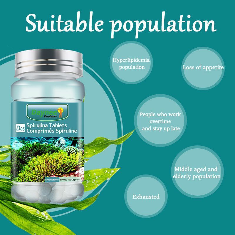 Spirulina Soft Capsules Vitamins to Improve Immunity