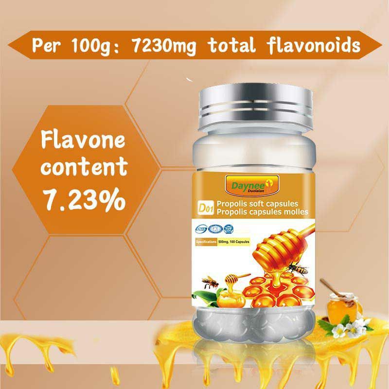 Natural Bee Propolis Capsules Softgels Bee Propolis Capsules