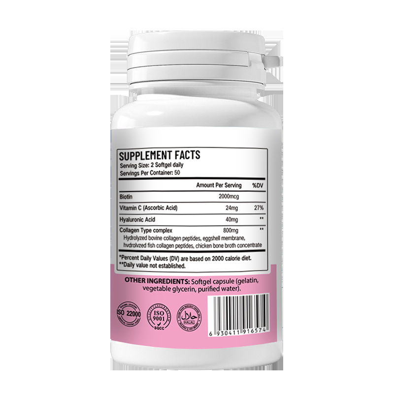 MULTI COLLAGEN Evening primrose softgel vitamin e capsule