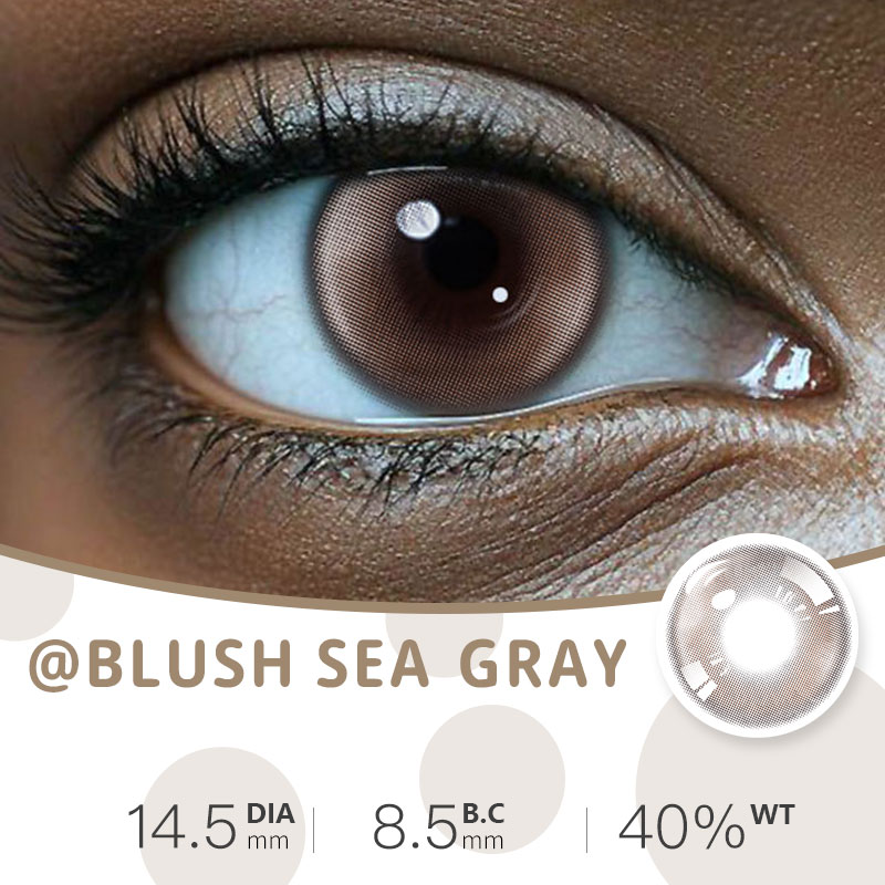 Watery Gray Contacts 14.5mm - Soft & Dreamy Look with Subtle Enlargement