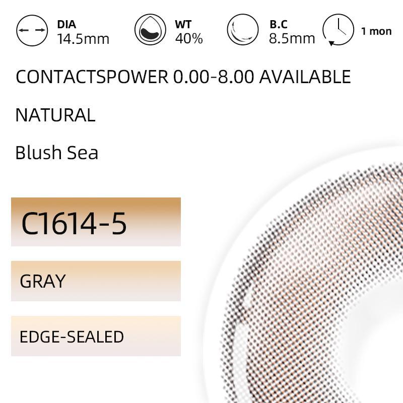 Watery Gray Contacts 14.5mm - Soft & Dreamy Look with Subtle Enlargement
