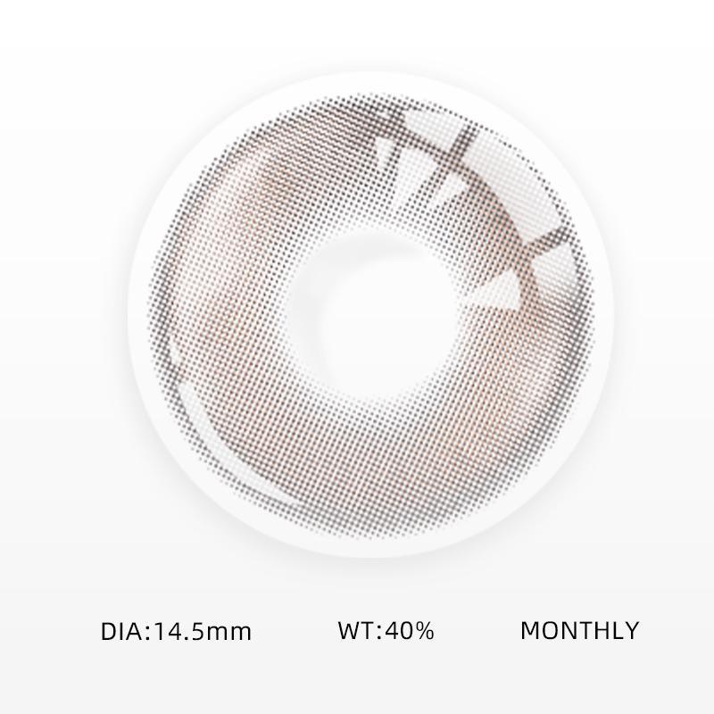 Watery Gray Contacts 14.5mm - Soft & Dreamy Look with Subtle Enlargement