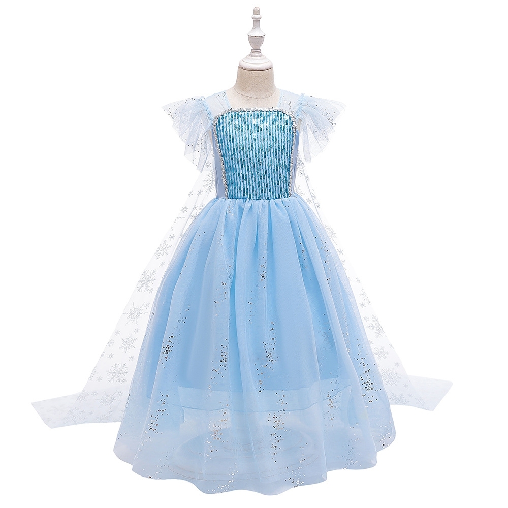 Magical Light Blue Fairy - inspired Children's Dress: A Dream Come True for Little Princesses