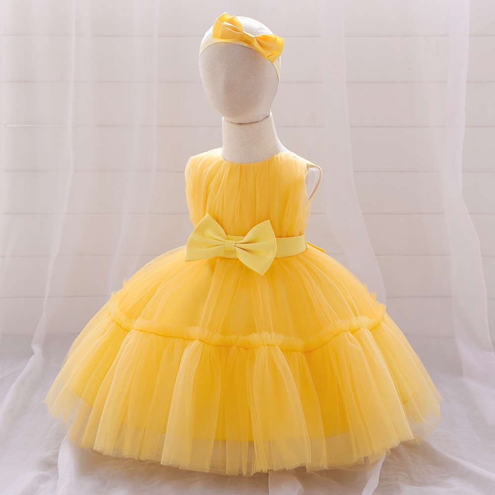 Enchanting Tulle Dresses for Girls - Layered Ruffled Designs with Bow Accents, Sheer Fabric & Princess Silhouettes for Special Occasions