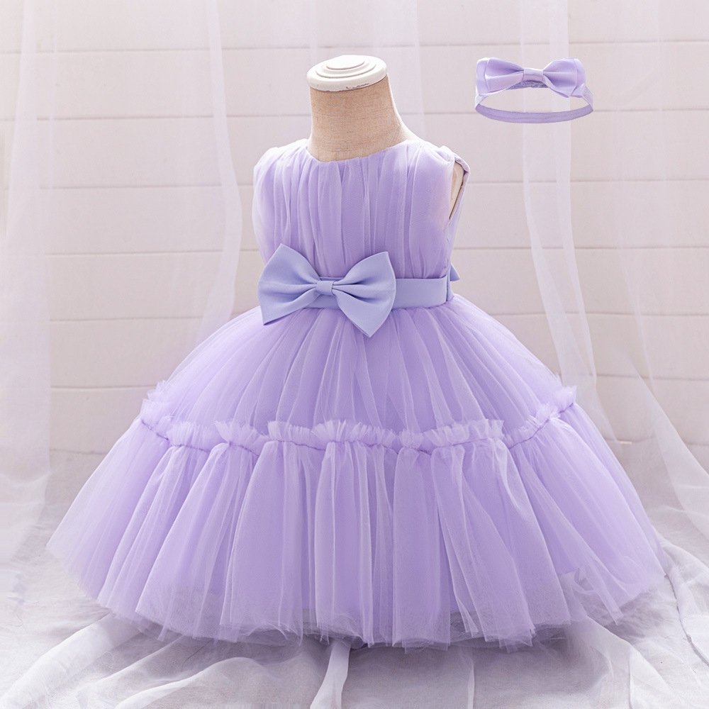 Enchanting Tulle Dresses for Girls - Layered Ruffled Designs with Bow Accents, Sheer Fabric & Princess Silhouettes for Special Occasions