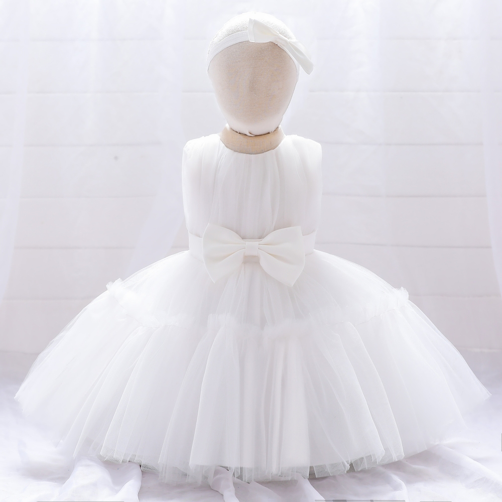 Enchanting Tulle Dresses for Girls - Layered Ruffled Designs with Bow Accents, Sheer Fabric & Princess Silhouettes for Special Occasions