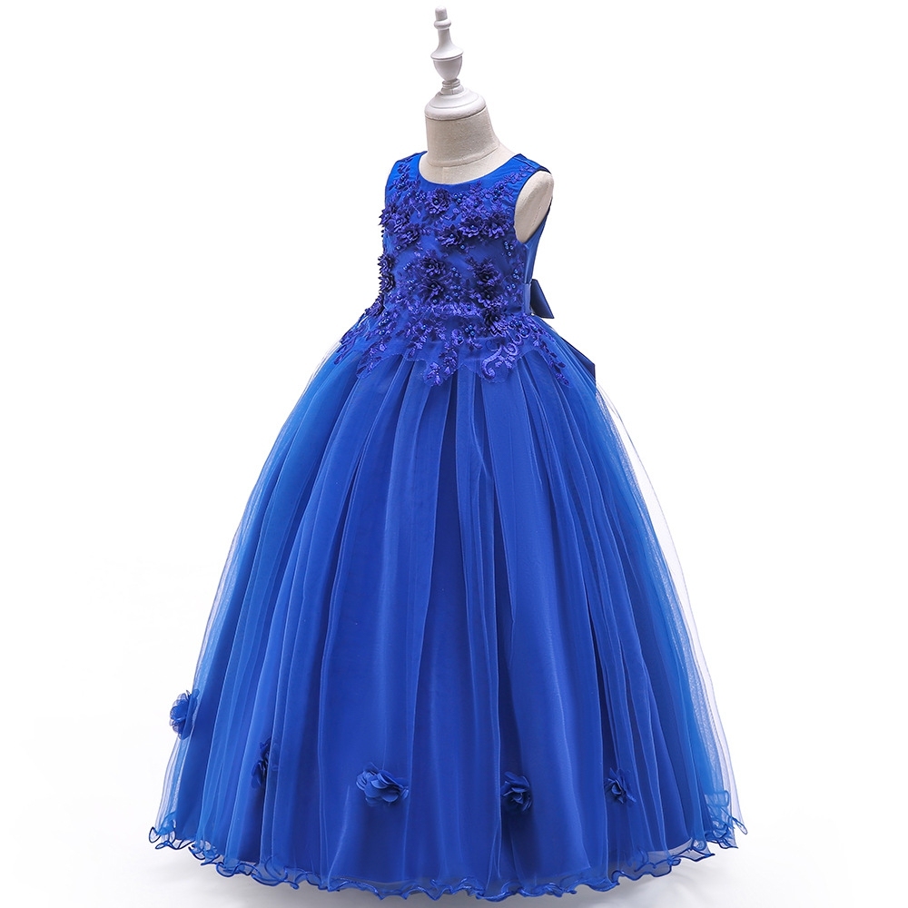 Enchanting Ball Gowns for Girls - Lace & Tulle Layers, Pearl Embellishments & Elastic Waistbands for Weddings, Parties & Fairy-Tale Events