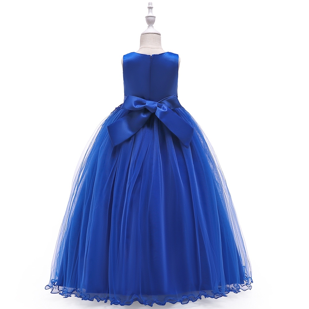 Enchanting Ball Gowns for Girls - Lace & Tulle Layers, Pearl Embellishments & Elastic Waistbands for Weddings, Parties & Fairy-Tale Events