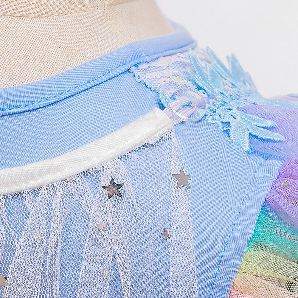 Enchanting Pastel Tulle Princess Dresses for Girls: Layered Silhouettes, Iridescent Embroidery & Shimmering Details for Special Occasions Like Weddings, Parties & Photo Shoots