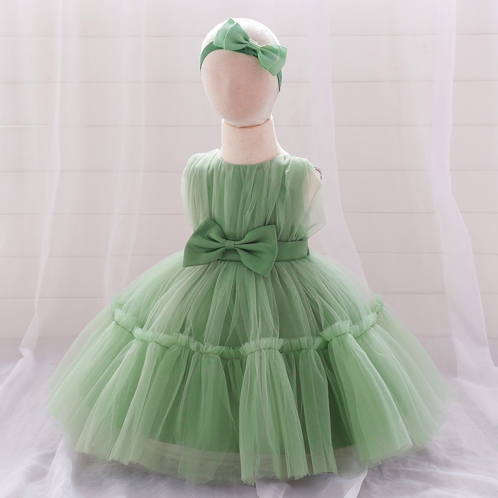 Enchanting Tulle Dresses for Girls - Layered Ruffled Designs with Bow Accents, Sheer Fabric & Princess Silhouettes for Special Occasions