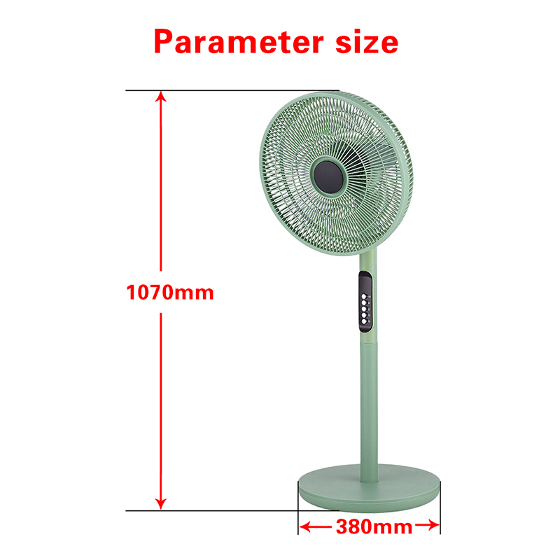 YL-FS/328 12-Inch Remote Control Vertical Solar Fan Home Electric Fan with Phone Charging for Outdoor Camping