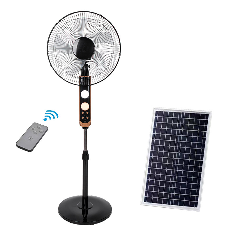 25W Solar Fan with Double Row Night Light | Mosquito Repellent Function | 20W Panel | Remote Control | 7-8 Hour Runtime