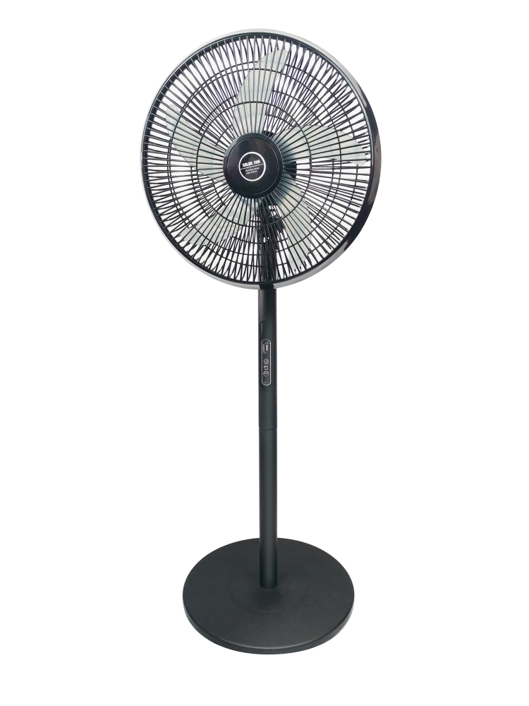 3-in-1 Charging Solar Standing Fan with Type-C - Versatile Solar Battery Fan for Indoor/Outdoor - Portable Solar Powered Fan with Mobile Charging