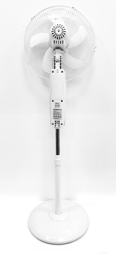 Solar Standing Fan with Bluetooth Speaker & Radio - Multi-Function Solar Fan for Outdoor Camping - Solar Powered Entertainment Fan