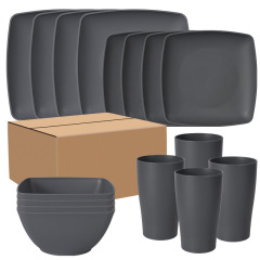 Dark Gray 16-Piece Set