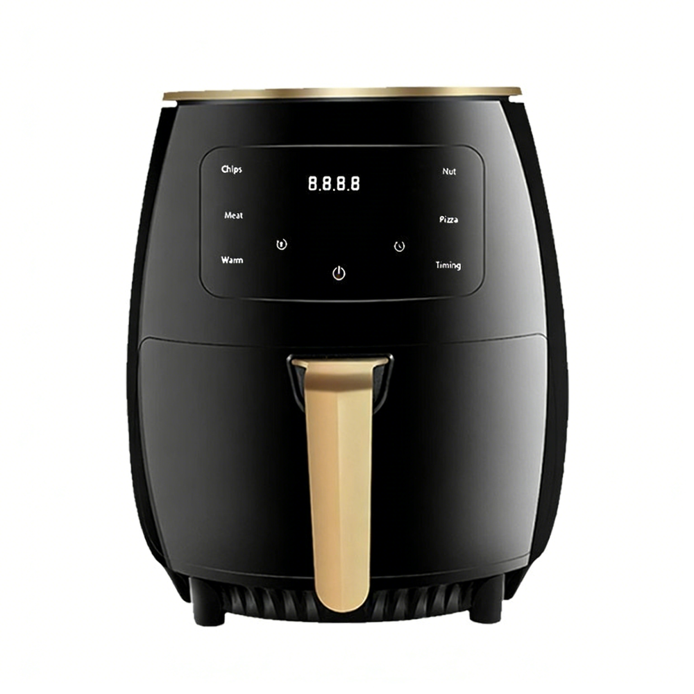 6L Large Capacity Touch Screen Intelligent Household Air Fryer