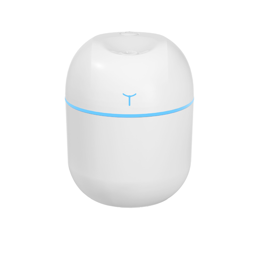 Portable USB Cool Mist Humidifier –  2 Spray Modes & Ambient Light for Home, Office & Car