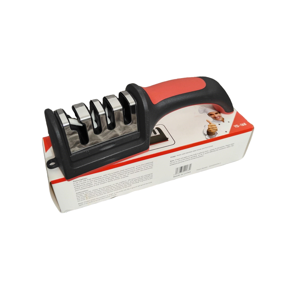 Manual Knife Sharpener, 5-Second Quick Sharpening Tool for Kitchen Knives