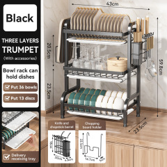 【black】Three layers42CM-Luxury
