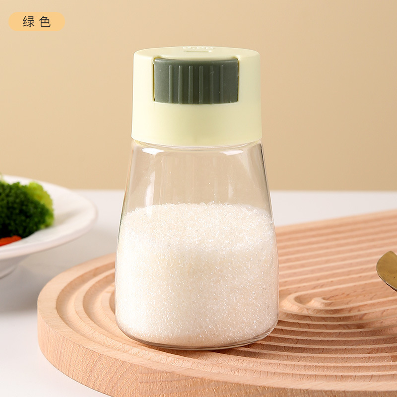 定量盐罐PET透明调料罐厨房家用全套组合装盐瓶密封防潮调味瓶罐
