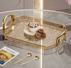 Transparent gold - gold rim