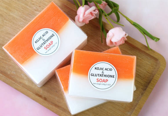 Kojic Acid Brightening Handmade Soap, Multi-Use for Face & Body