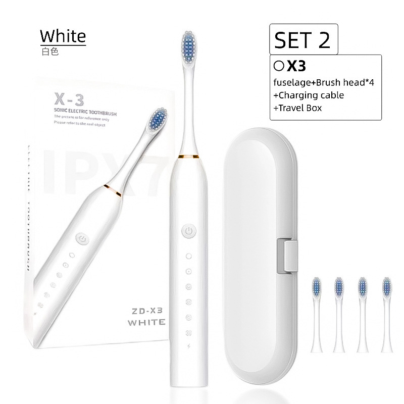 Electric Toothbrush for Adults & 60-Day Battery