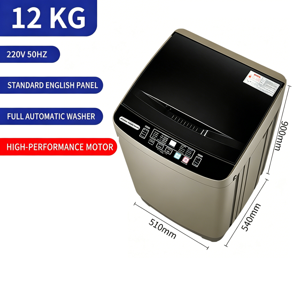 Fully Automatic Top Load Washing Machine,English Panel, Wash & Spin Combo