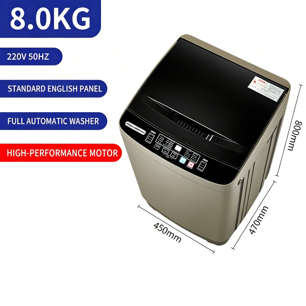 Fully Automatic Top Load Washing Machine,English Panel, Wash & Spin Combo