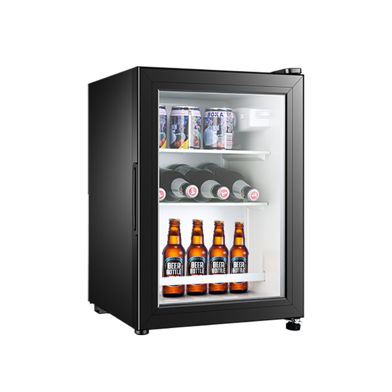 批发冰吧小型冷柜冰箱酒柜茶叶冷藏柜静音酒店客房用透明门小冰箱