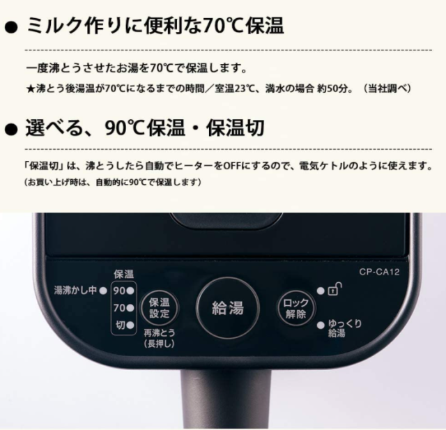 象印 ZOJIRUSHI STAN系列 CP-CA12 熱水瓶 1.2L 電水壺