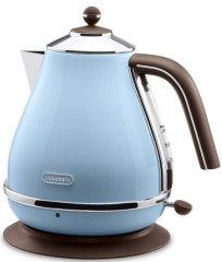 DeLonghi 迪朗奇 復古 不鏽鋼電熱水壺 快煮壺 1L KBOV1200J