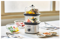 Russell Hobbs 快速迷你蒸鍋 蒸雞蛋 溫熱蔬菜 3000JP